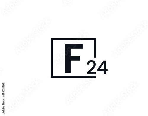 F24, 24F Initial letter logo photo