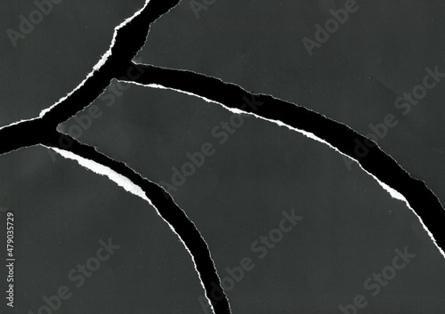 texture of black torn, torn paper background