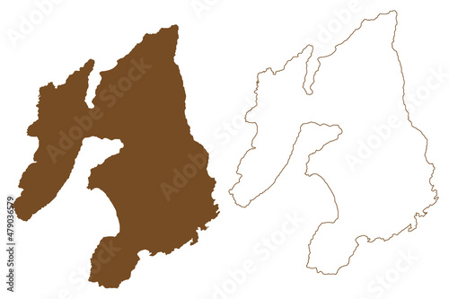 Valokuvatapetti Islay island (United Kingdom of Great Britain and Northern Ireland, Scotland) ma