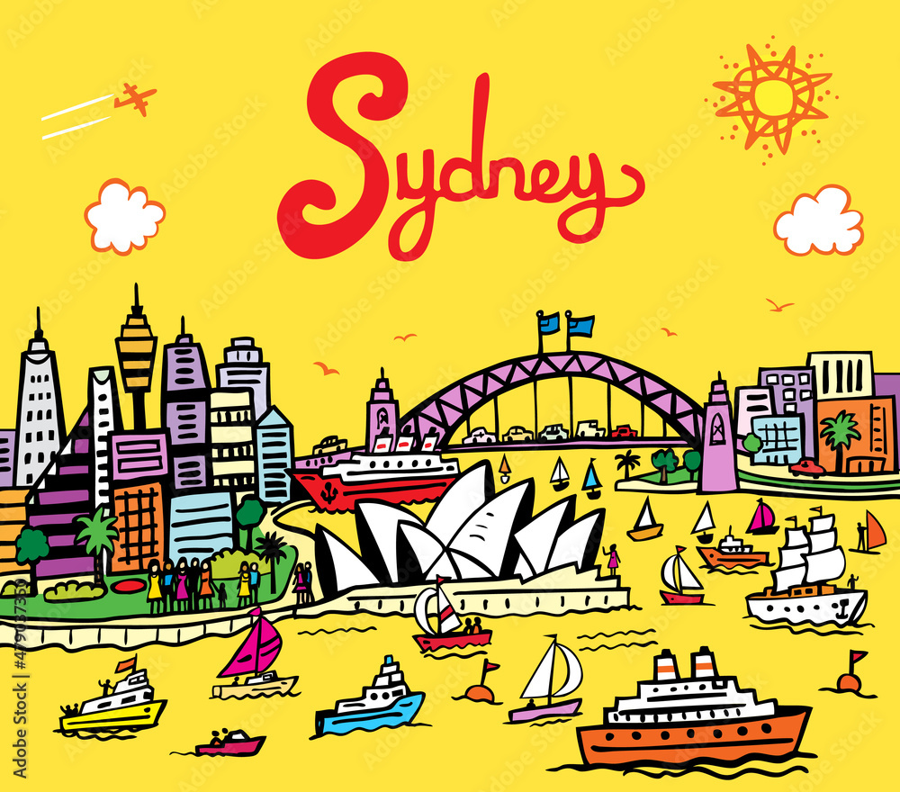 Sydney Harbour Drawing