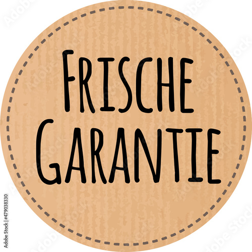 Button Frische Garantie recyclingpapier zerkratzt