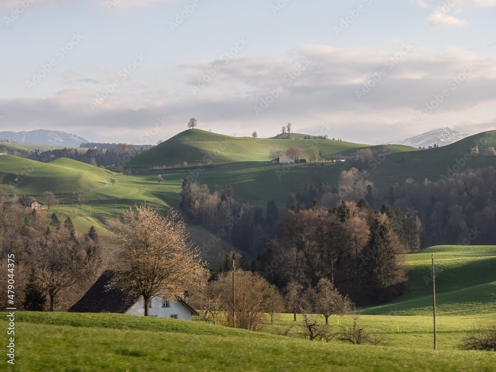 landscape with church