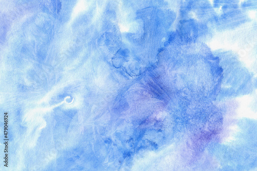 winter blue watercolor texture background