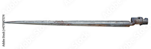 Fényképezés a bayonet from an old rifle