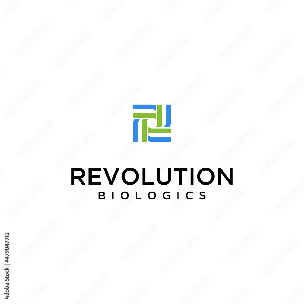 revolution biology logo, simple, elegant, abstract revolution biology logo, simple, elegant, abstract
