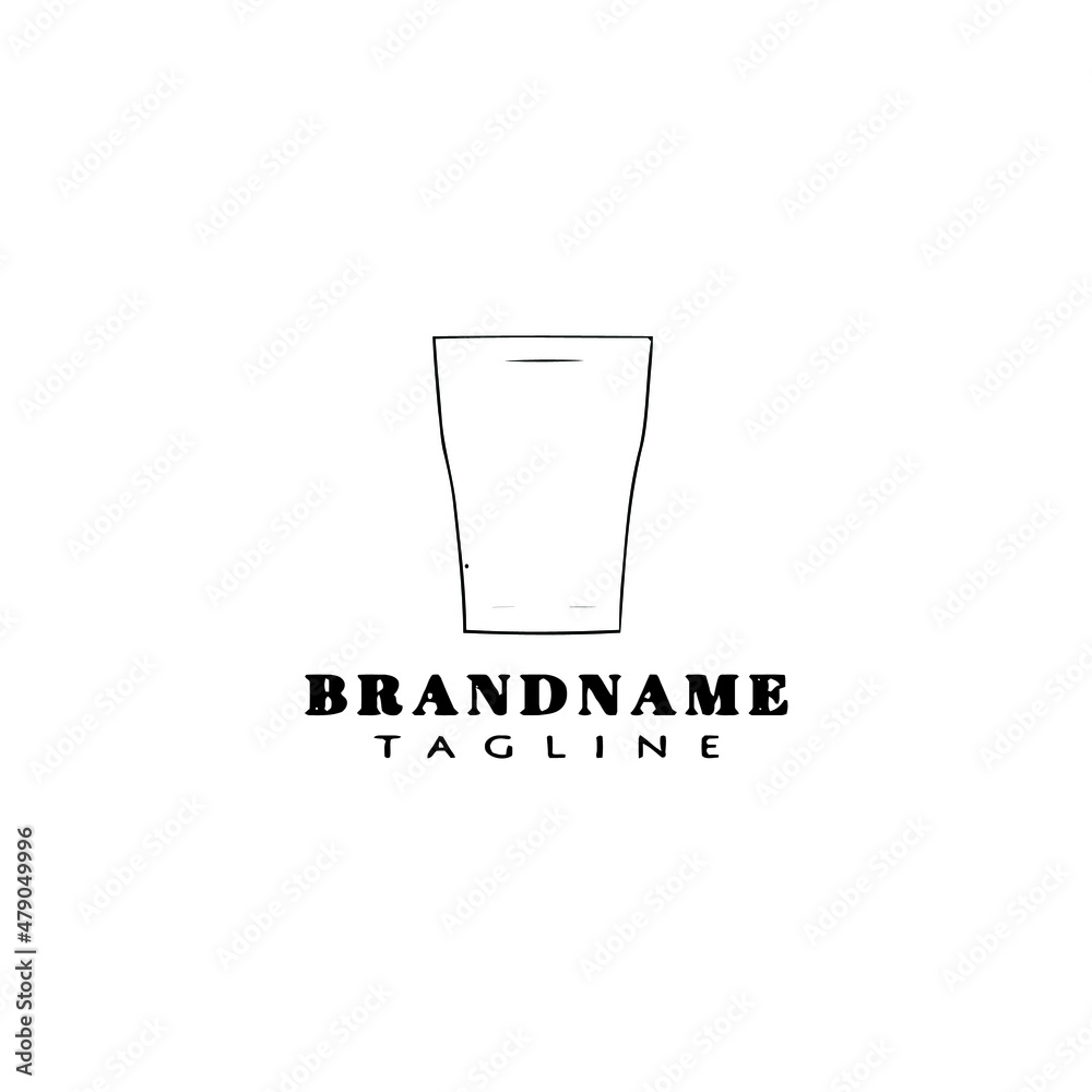 glasses logo cartoon template black icon isolated vector illustration glasses logo cartoon template black icon isolated vector illustration