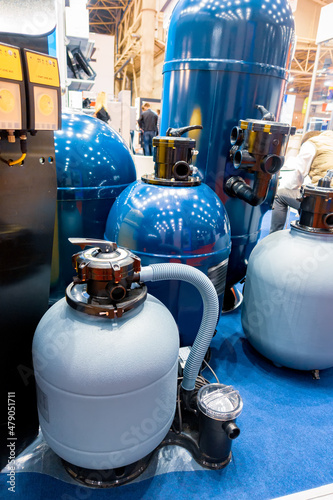 Canvas-taulu Filtration unit. Filter for private pools