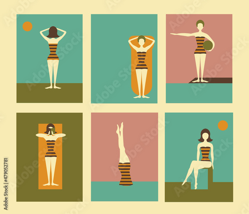 Woman on the beach