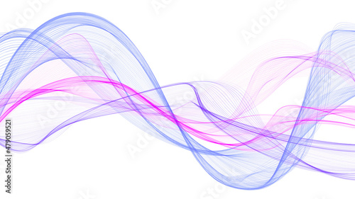 abstract light backgrounds transparent lines and curves on white background