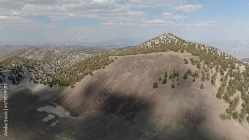 White Mountain Aerial Shot High Elevation at Tree Line R Down California USA photo