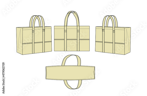 Illustration of a Hand Bag