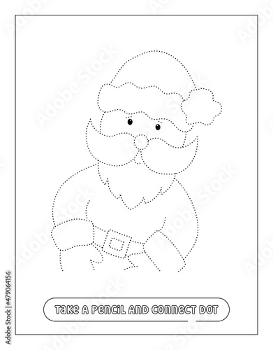 Santa Claus Christmas coloring Pages for kid