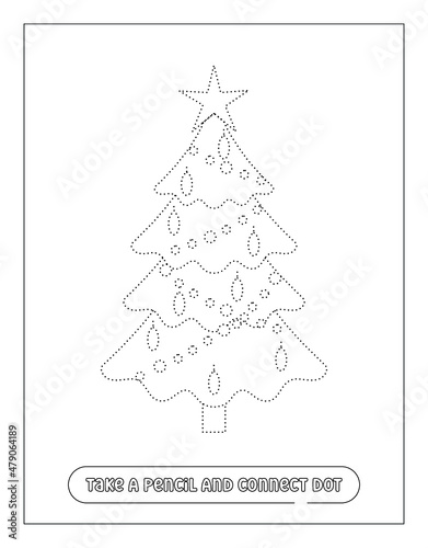 Christmas Tree Christmas coloring Pages for kid