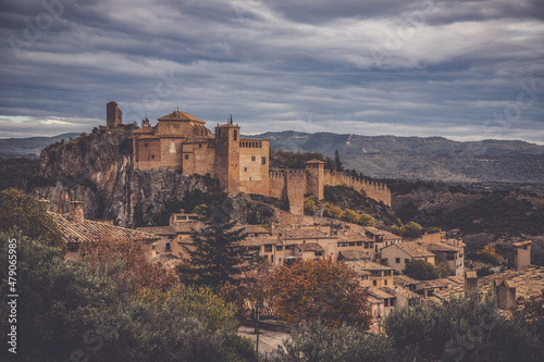 Alquezar, medieval village in Huesca province, Spain