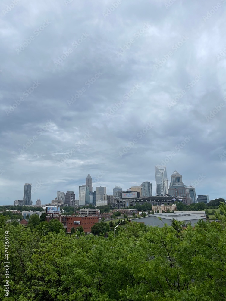 Down Town Charlotte North Carolina Buildings Daytime