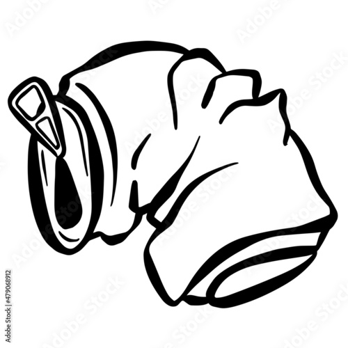 Crushed Soda Cola Tin or Aluminium Can Cartoon Logo Mascot