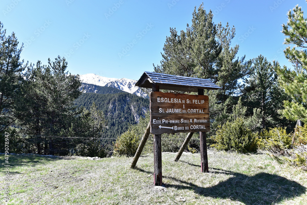 Andorra - Encamp - Kirche Sant Felip i Sant Jaume dels Cortals Andorra - Encamp - Kirche Sant Felip i Sant Jaume dels Cortals