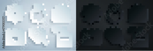 Set Heart and cursor click, Online dating app chat, Calendar with 8 March, Perfume, Wedding rings and Flower icon. Vector