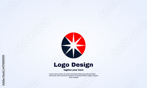awesome finance logo icon vector illustration design template