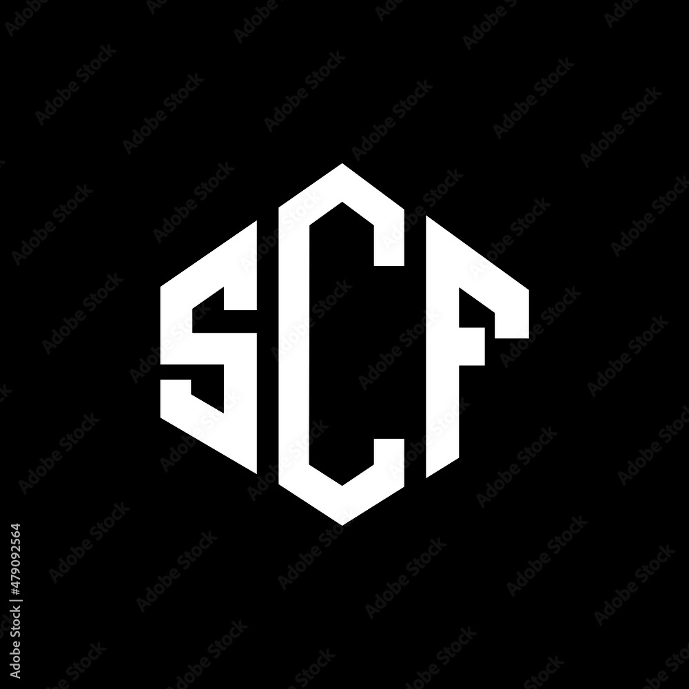 SCF letter logo design with polygon shape. SCF polygon and cube shape logo design. SCF hexagon vector logo template white and black colors. SCF monogram, business and real estate logo. SCF letter logo design with polygon shape. SCF polygon and cube shape logo design. SCF hexagon vector logo template white and black colors. SCF monogram, business and real estate logo.
