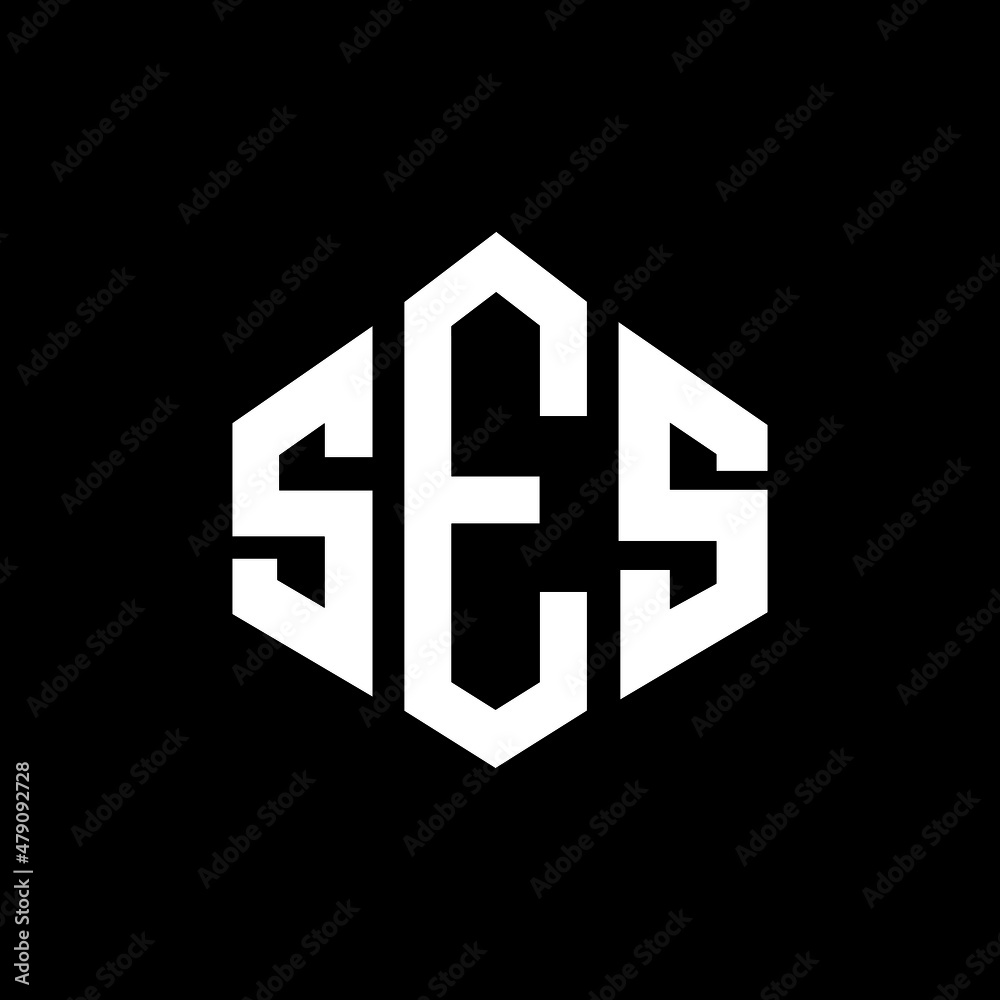 SES letter logo design with polygon shape. SES polygon and cube shape logo design. SES hexagon vector logo template white and black colors. SES monogram, business and real estate logo. SES letter logo design with polygon shape. SES polygon and cube shape logo design. SES hexagon vector logo template white and black colors. SES monogram, business and real estate logo.