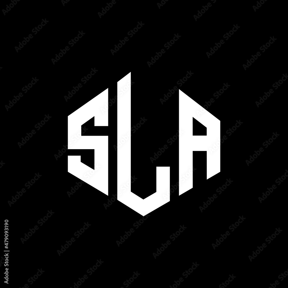 SLA letter logo design with polygon shape. SLA polygon and cube shape logo design. SLA hexagon vector logo template white and black colors. SLA monogram, business and real estate logo. SLA letter logo design with polygon shape. SLA polygon and cube shape logo design. SLA hexagon vector logo template white and black colors. SLA monogram, business and real estate logo.