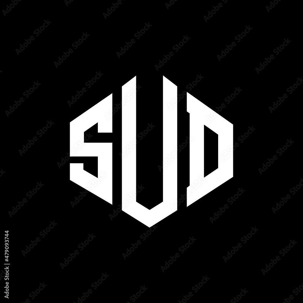 SUD letter logo design with polygon shape. SUD polygon and cube shape logo design. SUD hexagon vector logo template white and black colors. SUD monogram, business and real estate logo. SUD letter logo design with polygon shape. SUD polygon and cube shape logo design. SUD hexagon vector logo template white and black colors. SUD monogram, business and real estate logo.
