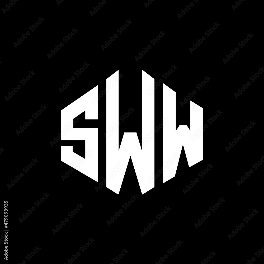 SWW letter logo design with polygon shape. SWW polygon and cube shape logo design. SWW hexagon vector logo template white and black colors. SWW monogram, business and real estate logo. SWW letter logo design with polygon shape. SWW polygon and cube shape logo design. SWW hexagon vector logo template white and black colors. SWW monogram, business and real estate logo.