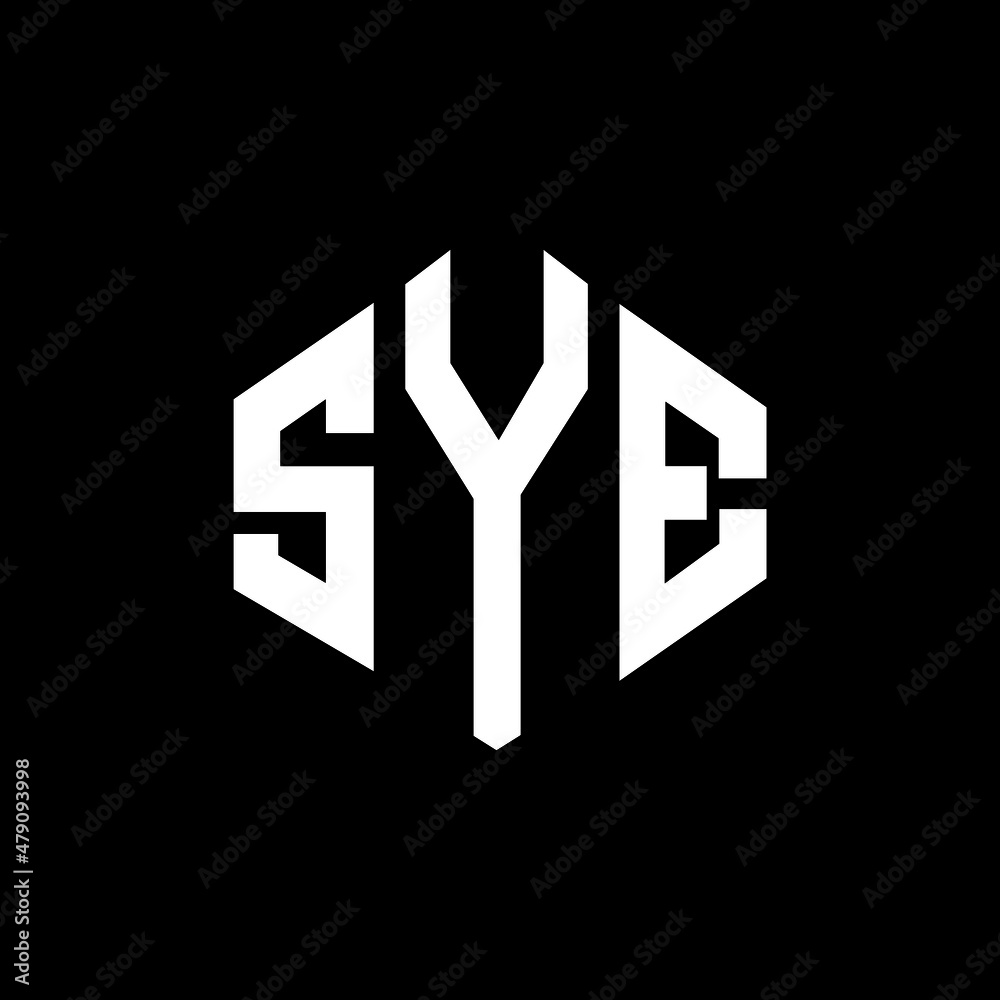 SYE letter logo design with polygon shape. SYE polygon and cube shape logo design. SYE hexagon vector logo template white and black colors. SYE monogram, business and real estate logo. SYE letter logo design with polygon shape. SYE polygon and cube shape logo design. SYE hexagon vector logo template white and black colors. SYE monogram, business and real estate logo.