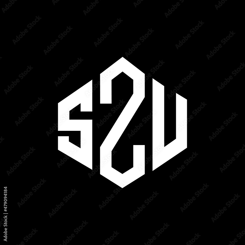 SZU letter logo design with polygon shape. SZU polygon and cube shape logo design. SZU hexagon vector logo template white and black colors. SZU monogram, business and real estate logo. SZU letter logo design with polygon shape. SZU polygon and cube shape logo design. SZU hexagon vector logo template white and black colors. SZU monogram, business and real estate logo.
