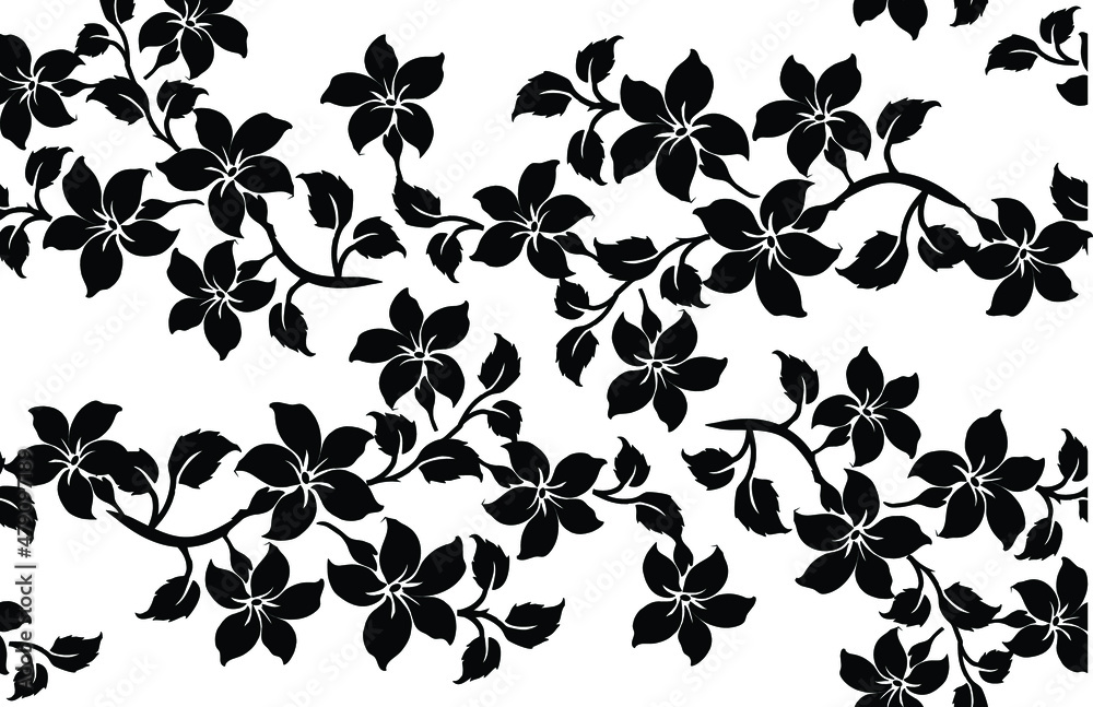 Isolated flower. Detailed line sketch. Alternative black and white floral detail Isolated flower. Detailed line sketch. Alternative black and white floral detail