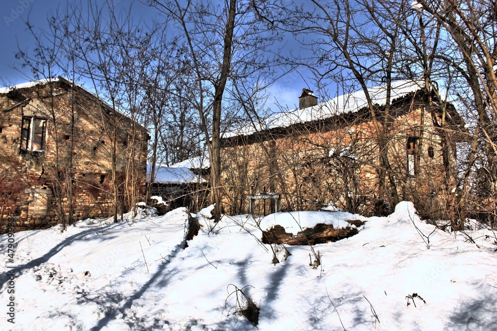 Obraz premium Rustico innevato