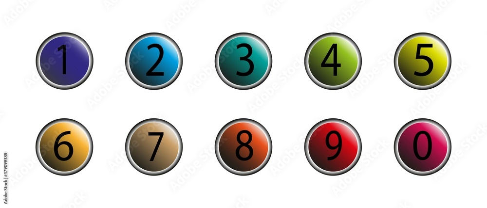 bingo chips multicolored with numbers on a white background bingo chips multicolored with numbers on a white background