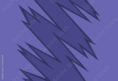 Fototapeta Naklejka Na Ścianę i Meble -  Abstract background with gradient spikes and jagged zigzag line pattern and some copy space area