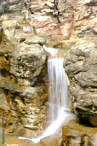 flowing waterfall