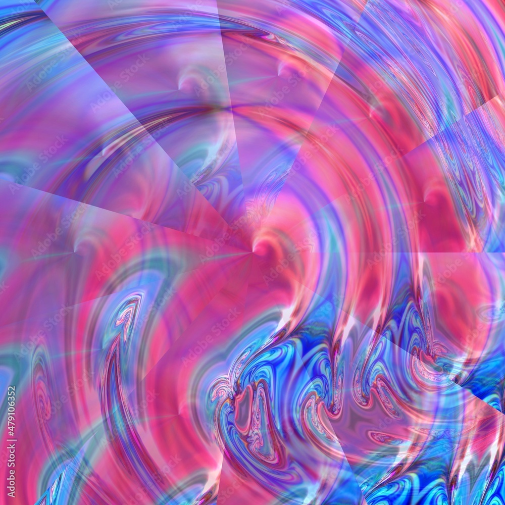 Obraz premium Color gradient background of the abstract geometric shape.Cool background design for posters