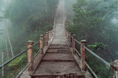 Must Pass Hundreds of Stairs Before Enjoying Sunrise from Suroloyo Peak photo