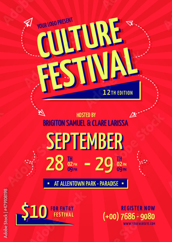 Culture Festival Flyer