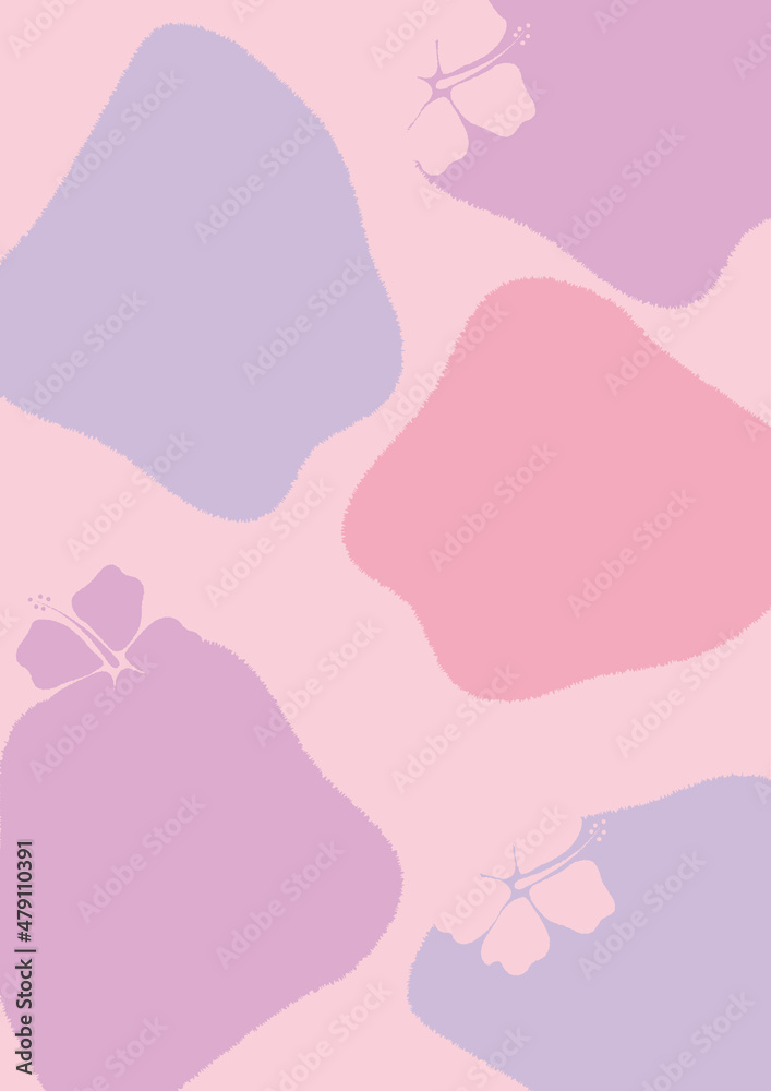 ハイビスカス イラスト素材 - hibiscus illustration ハイビスカス イラスト素材 - hibiscus illustration