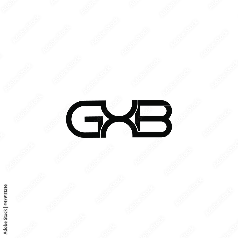 gxb letter initial monogram logo design gxb letter initial monogram logo design