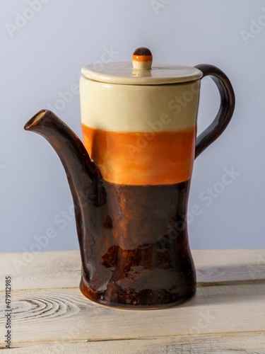 handmade ceramic teapot