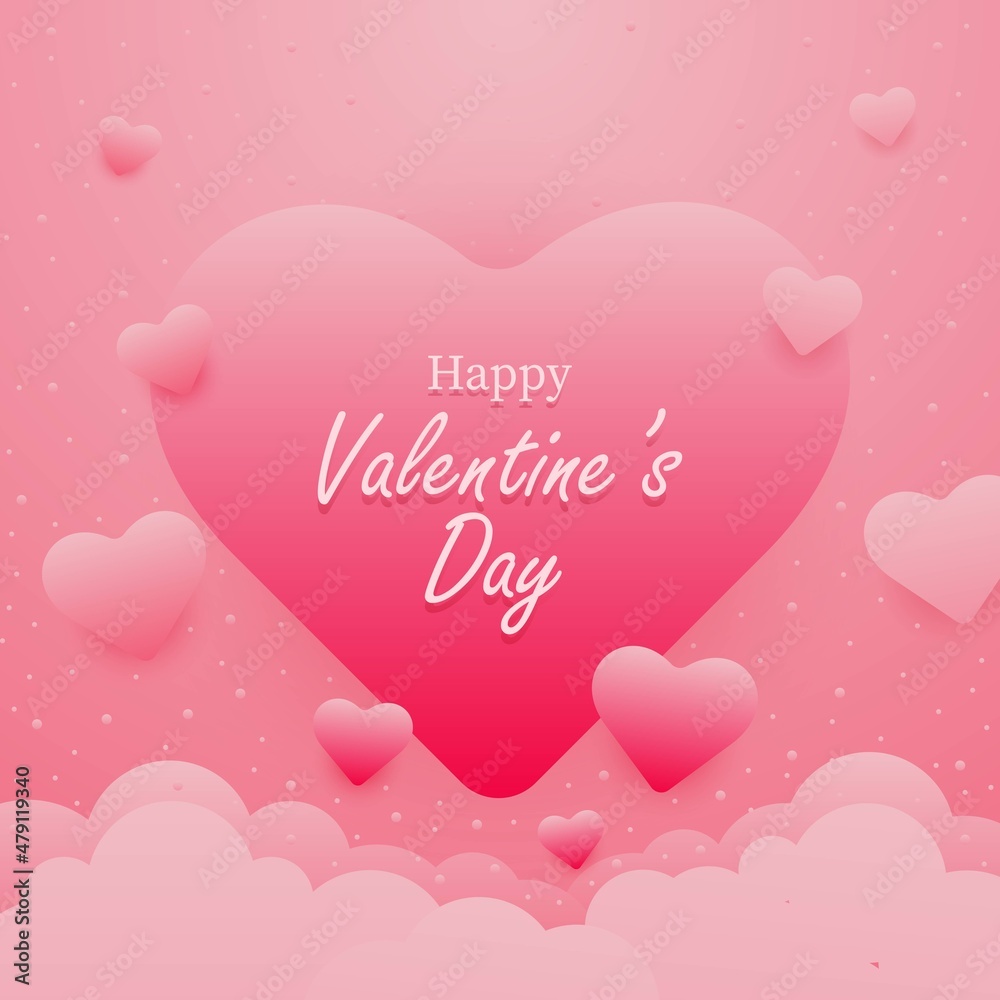 Valentine's day design. Design of valentine's day for greeting card, background, cover, invitation, brochure, and poster.