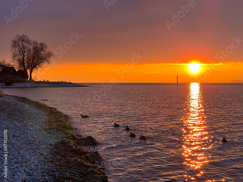 Konstanz am Bodensee im Winter