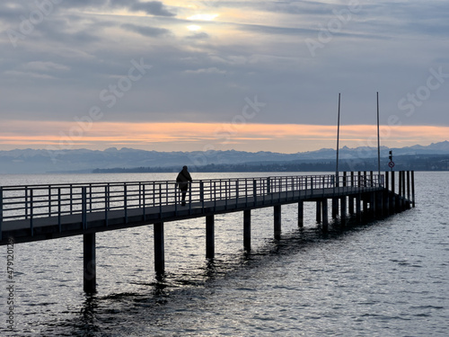 Konstanz am Bodensee im Winter