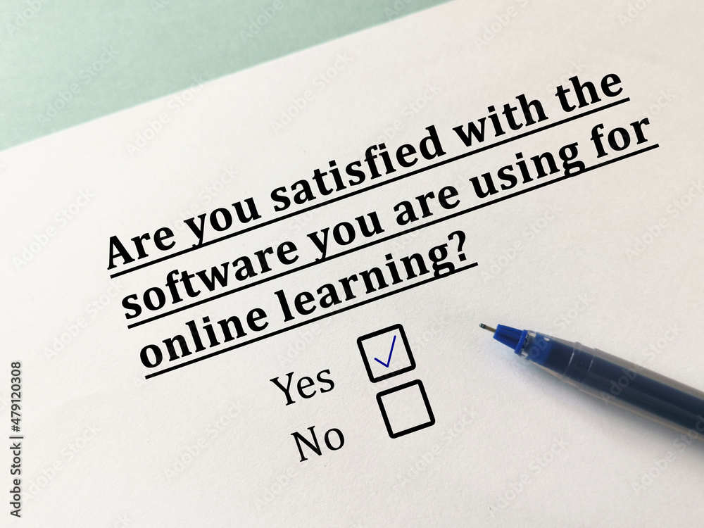 Questionnaire about online learning Questionnaire about online learning