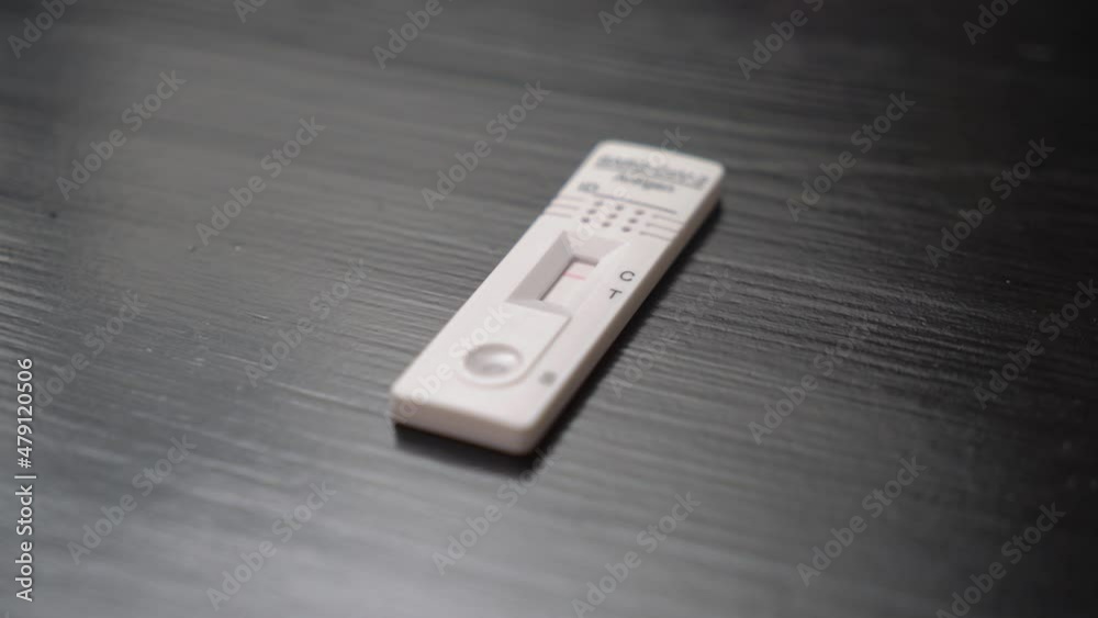 Rapid Antigen Test for self-diagnostic SARS-CoV-2, Covid-19, Coronavirus. Negative test result for corona Rapid Antigen Test for self-diagnostic SARS-CoV-2, Covid-19, Coronavirus. Negative test result for corona