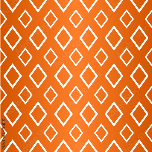 Seamless vector geometric  on brown orange background for pattern