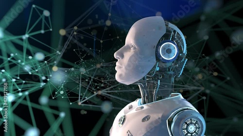 Technology connection with ai robot