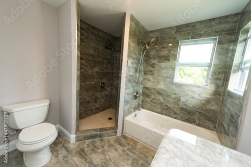 interior of bathroom