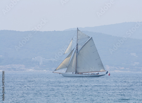 Sailing in the sun